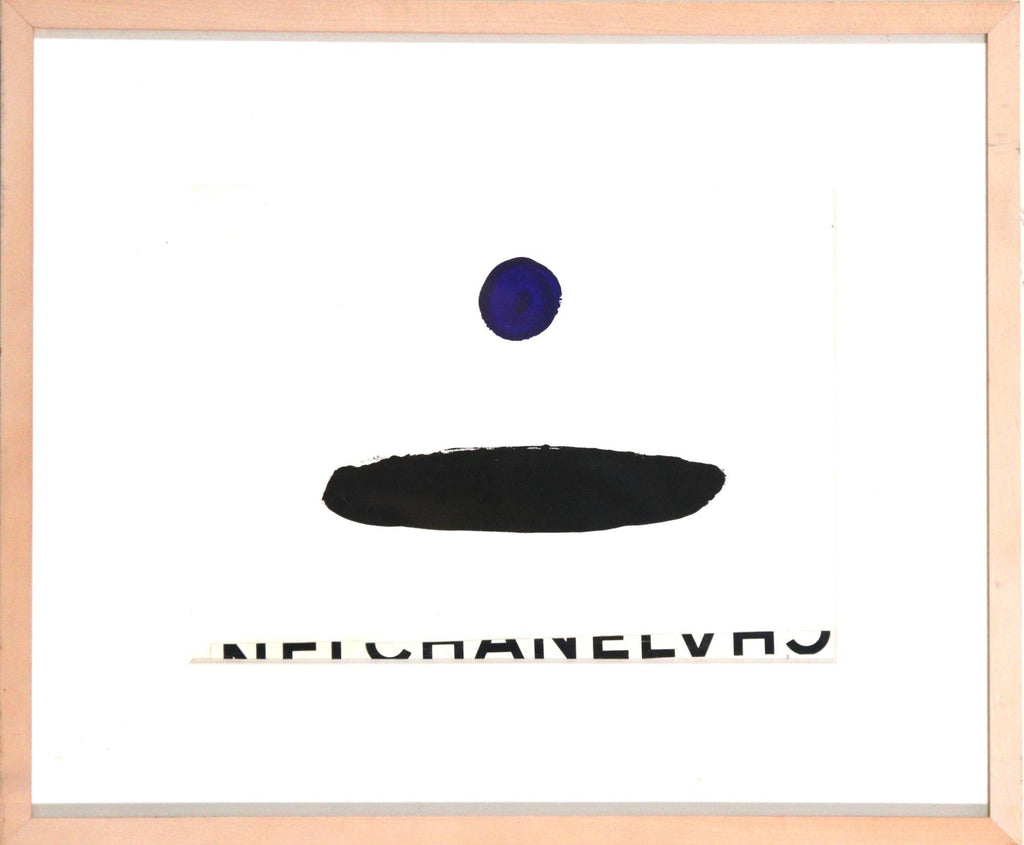 ABSTRACT BLUE DOT ARTWORK
