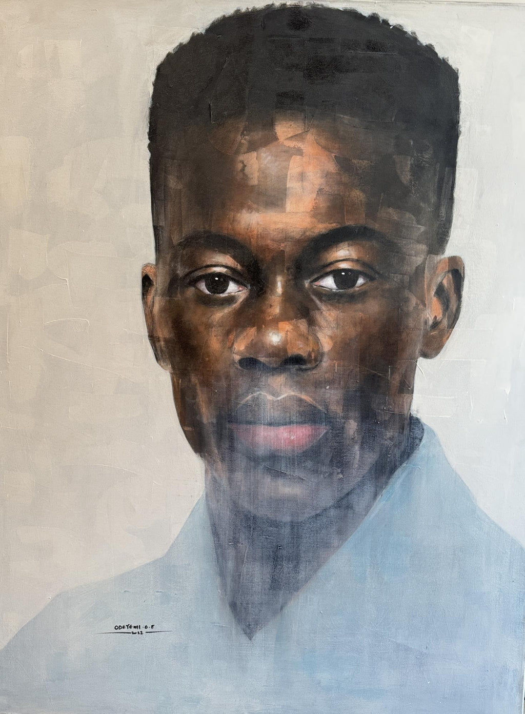 OIL ON CANVAS PORTRAIL BY ODEYEMI  OLUWASEAN 2022