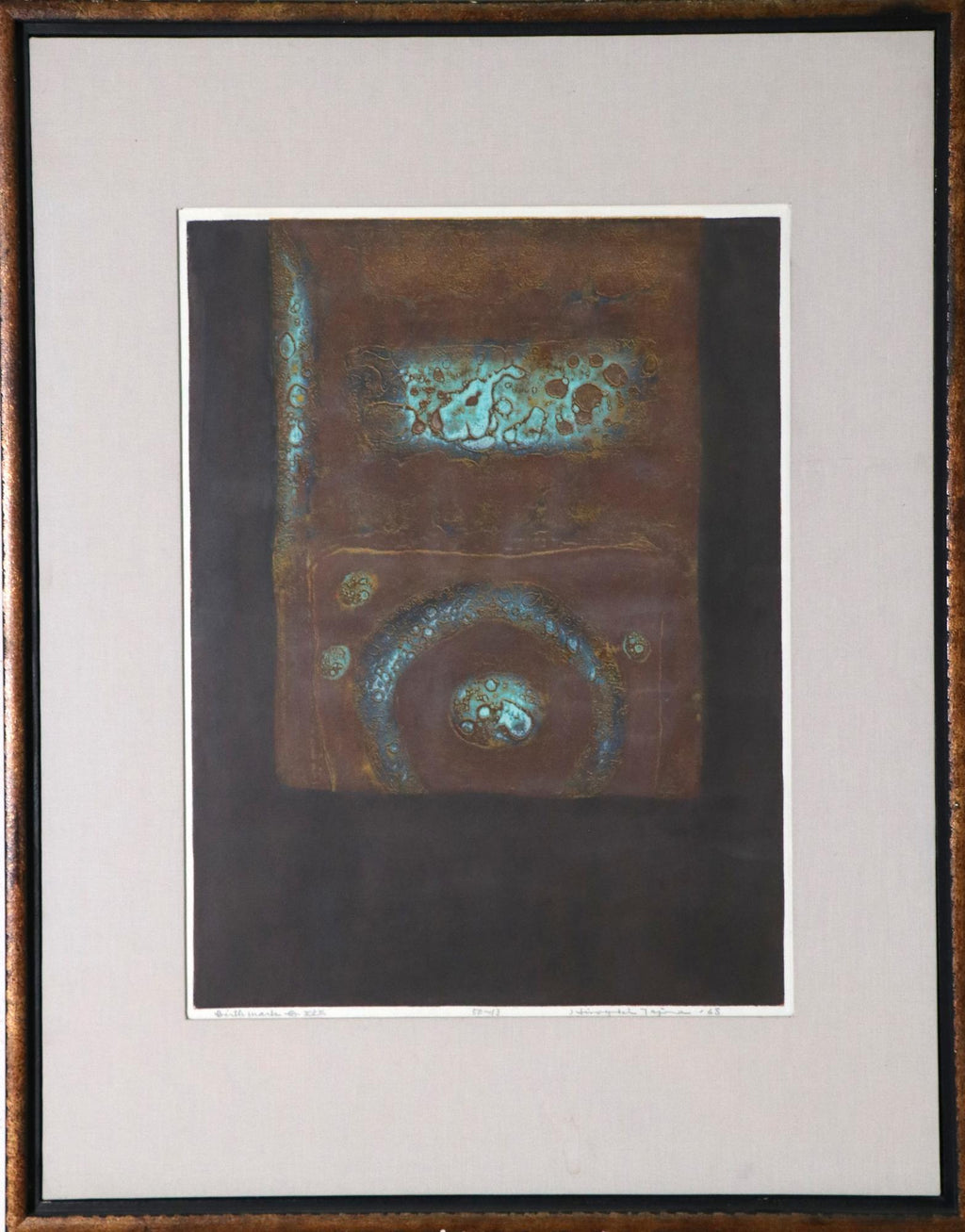 HIROYUKI TAJMA "BIRTHMARK" LITHOGRAPH, 1968