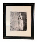 FRAMED & MATTED FEMALE NUDE ENGRAVING