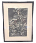 FRITZ EICHENBERG "IN SEARCH OF FOLLY",SIGNED PRINT
