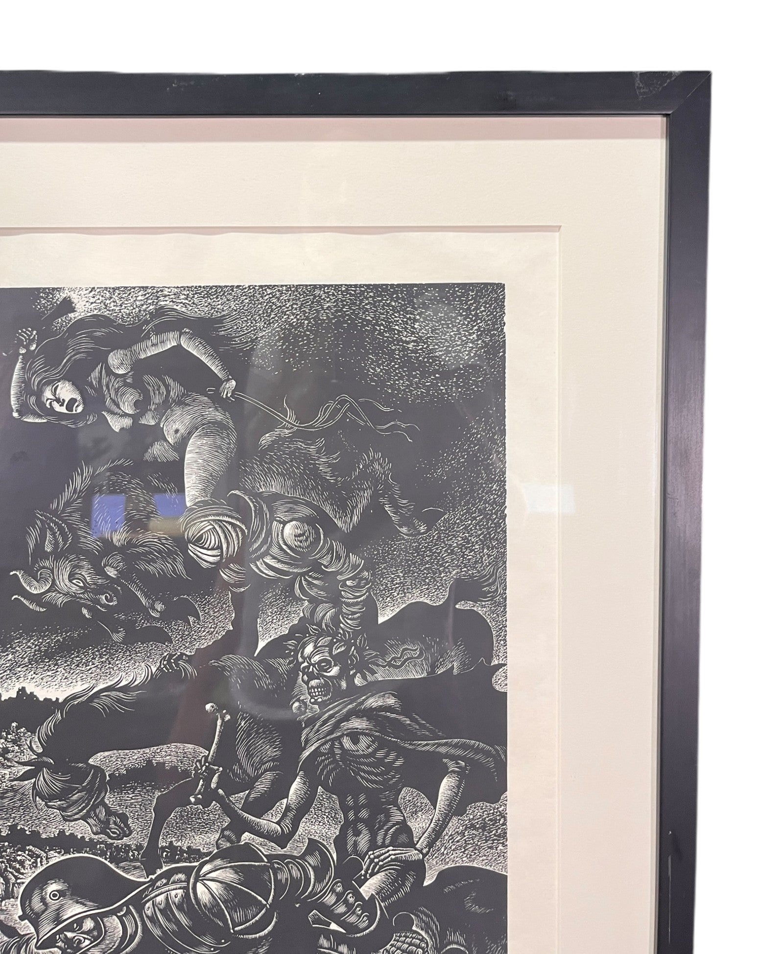 FRITZ EICHENBERG "IN SEARCH OF FOLLY",SIGNED PRINT
