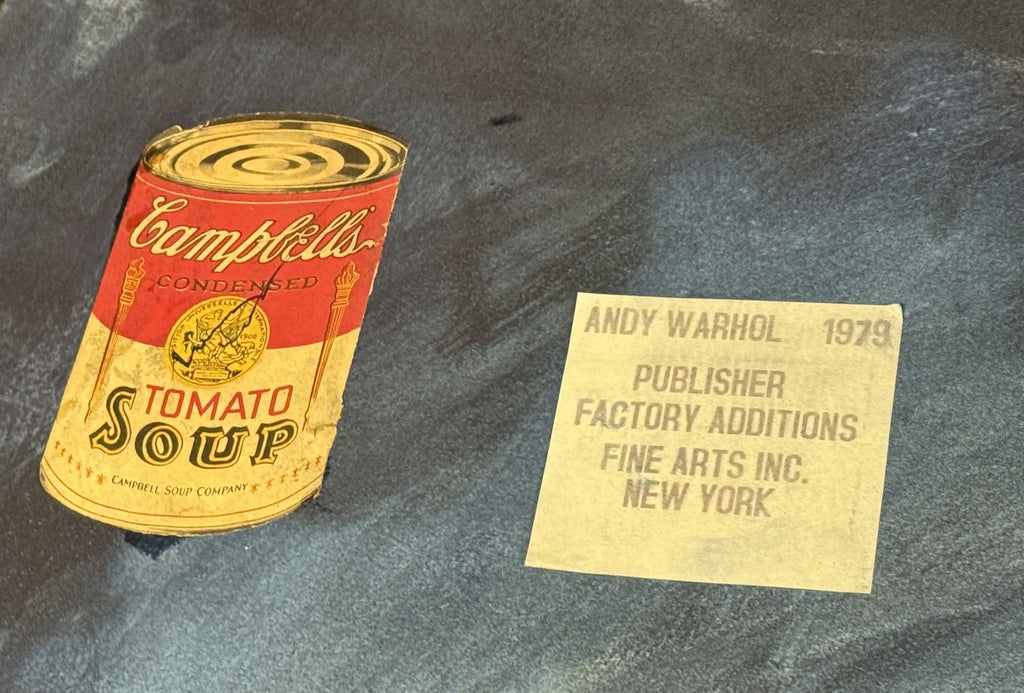 ANDY WARHOL "NEGATIVE SAMPLE SHEET"
