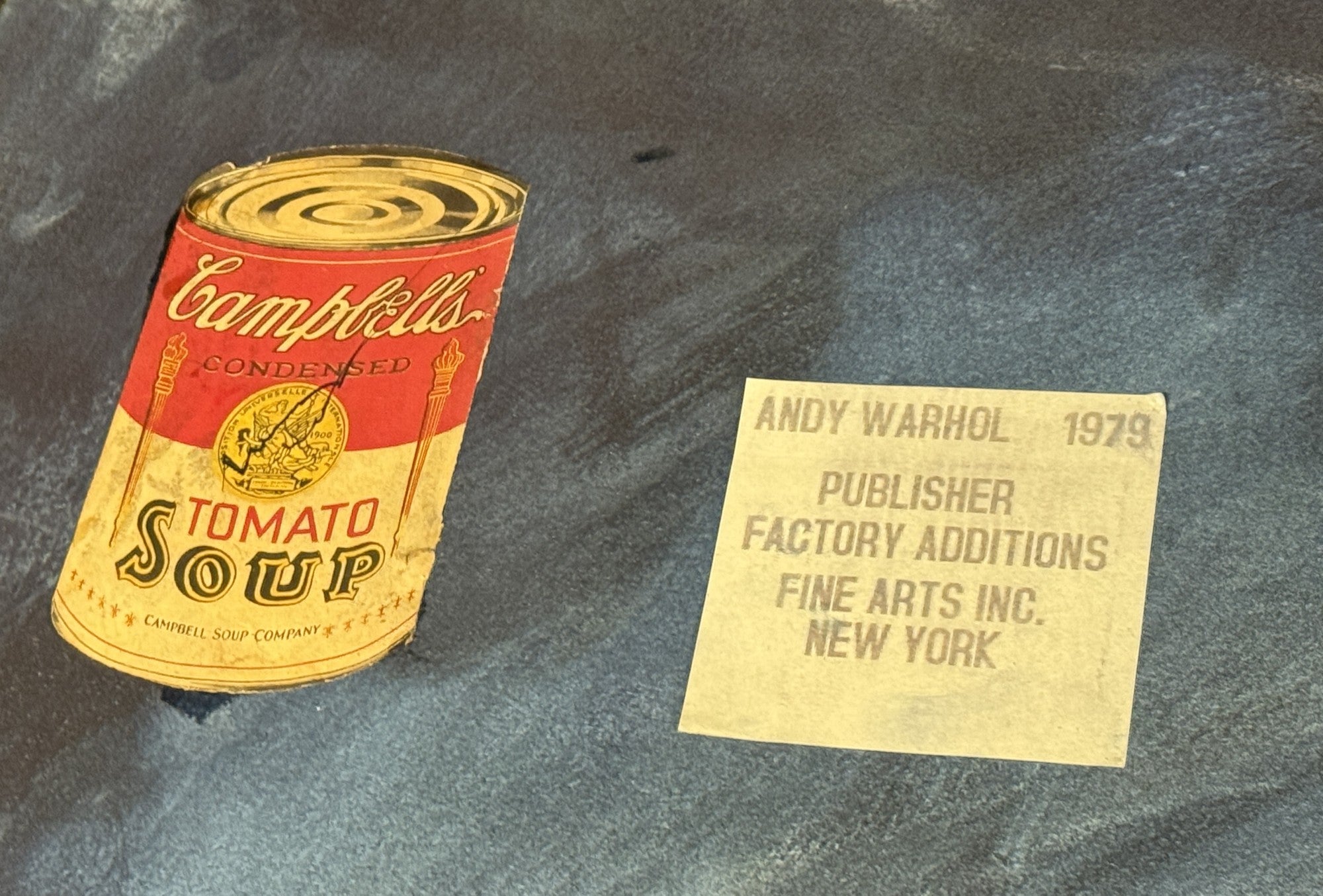 ANDY WARHOL "NEGATIVE SAMPLE SHEET"
