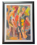 MULTI-COLOR ABSTRACT SIGNED BY SASAWSKY