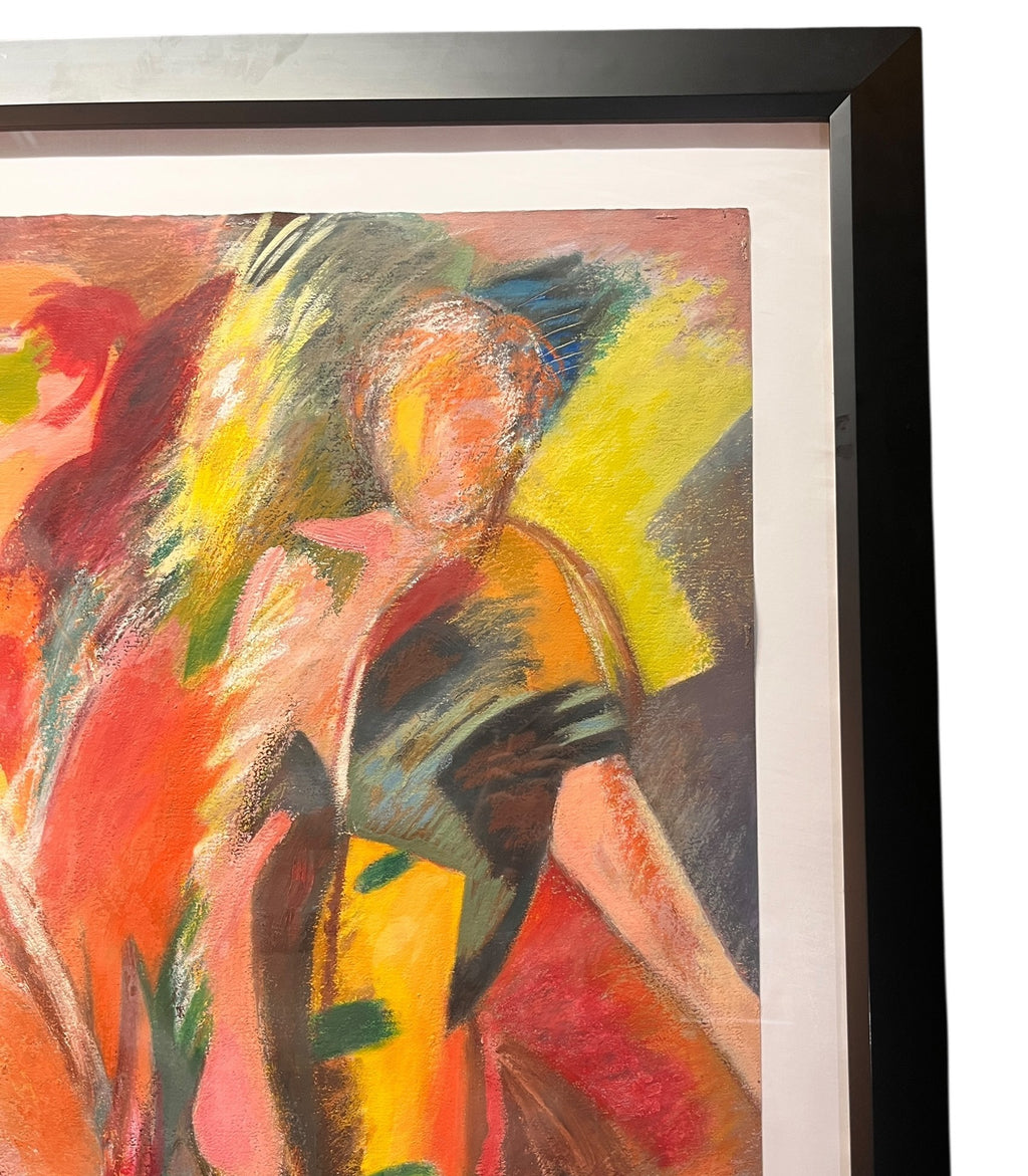 MULTI-COLOR ABSTRACT SIGNED BY SASAWSKY