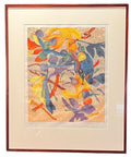 "FIGUIER" WOODBLOCK PRINT SIGNED BY JAMES MONSON