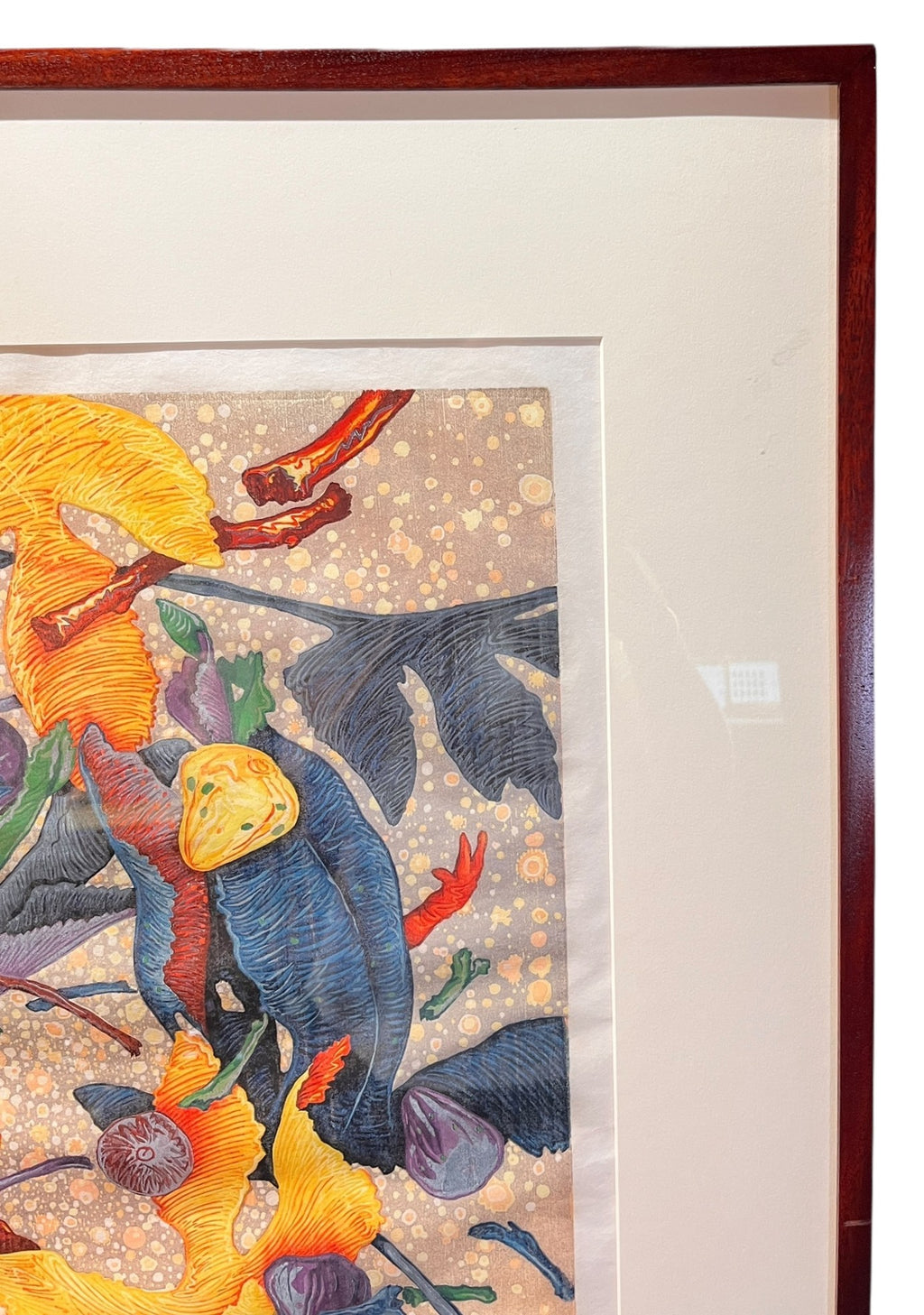 "FIGUIER" WOODBLOCK PRINT SIGNED BY JAMES MONSON