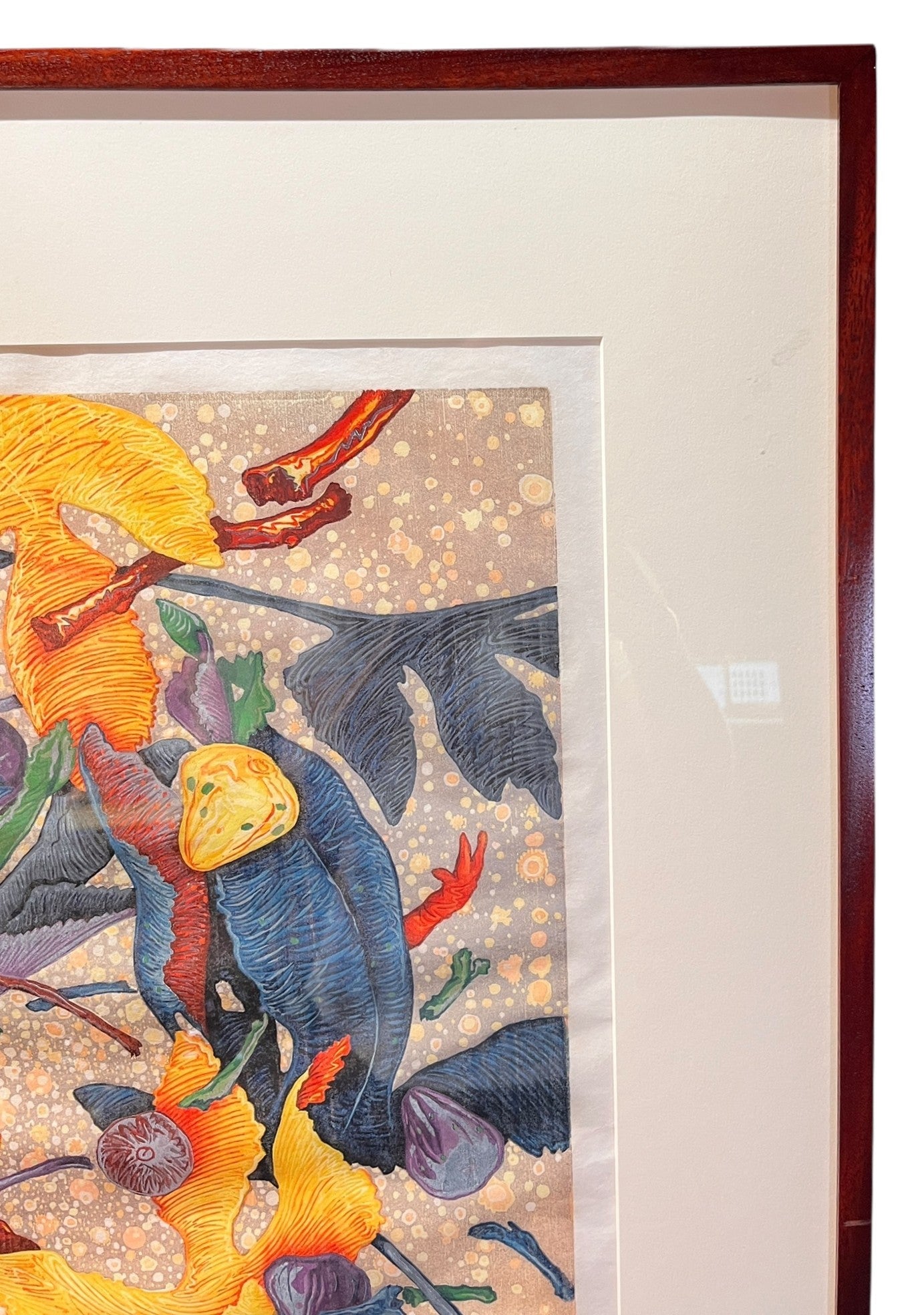 "FIGUIER" WOODBLOCK PRINT SIGNED BY JAMES MONSON
