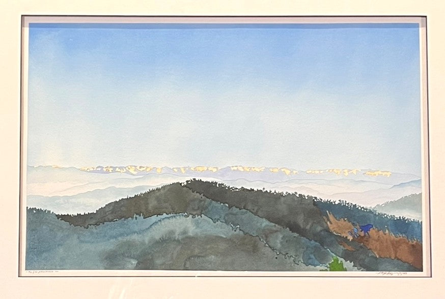 "FAR PAVILLIONS" WATERCOLOR BY MARC CASTELLI