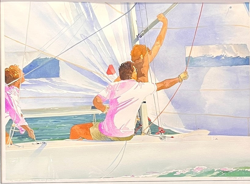 "EYE OF A NEEDLE" WATERCOLOR BY MARC CASTELLI