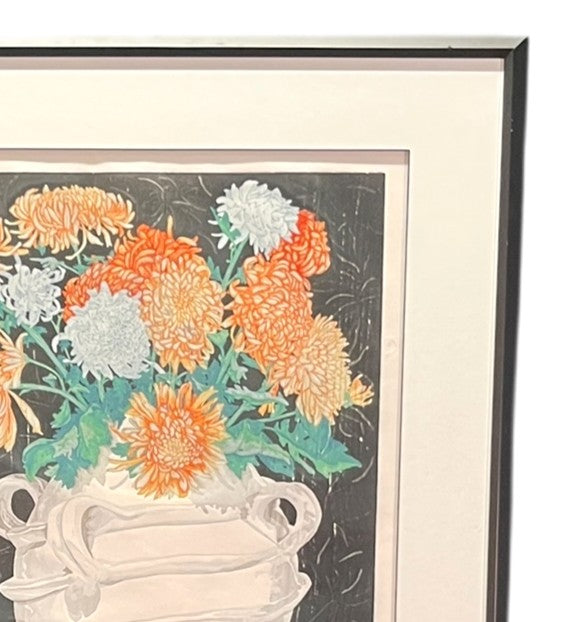 "ROMAN VASE" WOODBLOCK PRINT BY JAMES MONSO