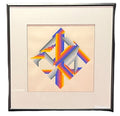 "BUILDING A HOUSE" SCREENPRINT BY HERBERT BAYER