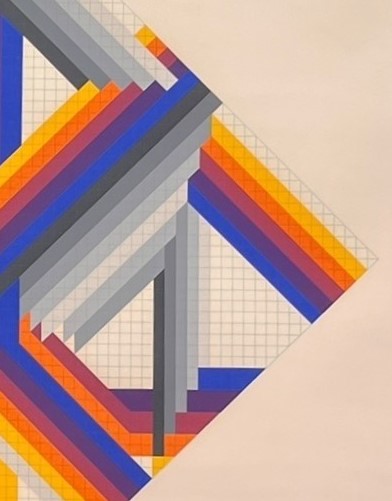 "BUILDING A HOUSE" SCREENPRINT BY HERBERT BAYER