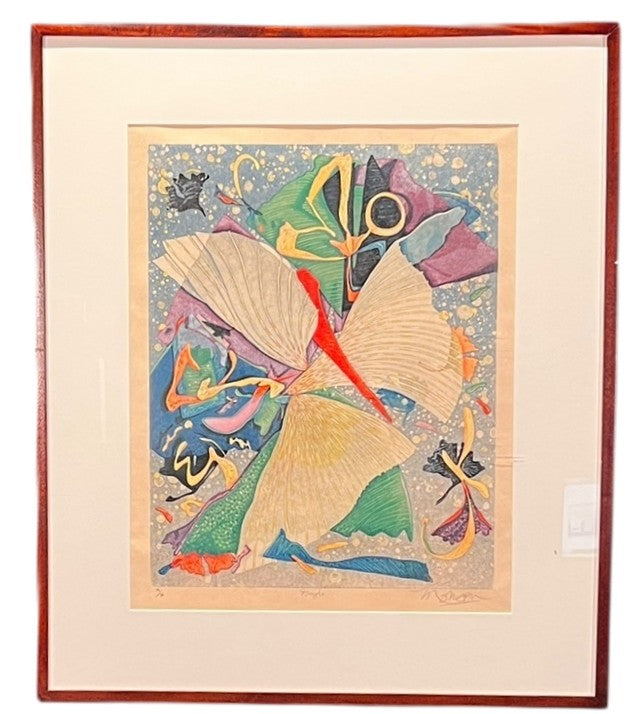 "GINGKO" WOODBLOCK PRINT BY JAMES MONSON