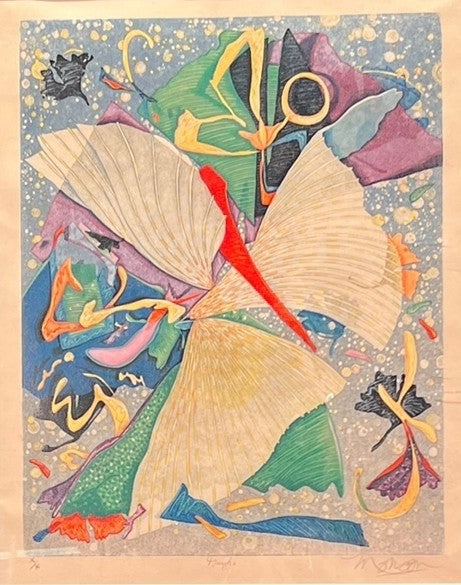 "GINGKO" WOODBLOCK PRINT BY JAMES MONSON