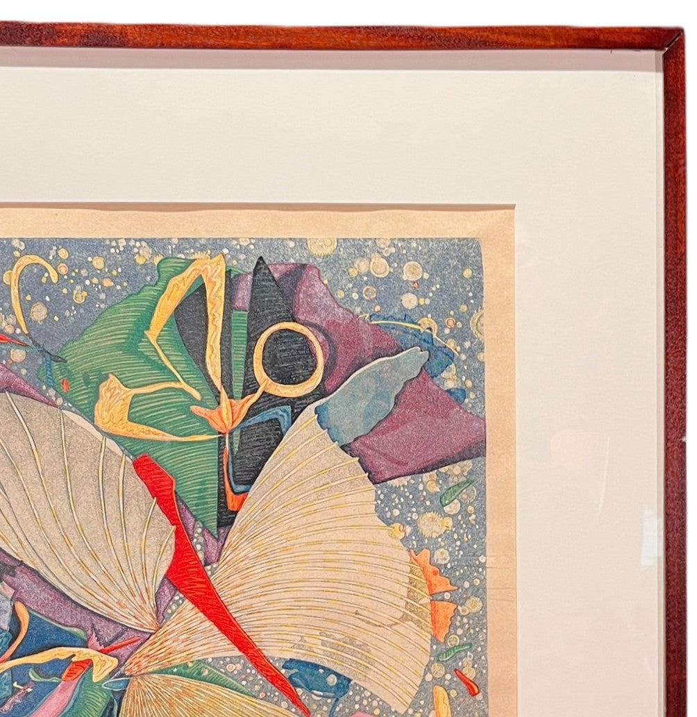 "GINGKO" WOODBLOCK PRINT BY JAMES MONSON