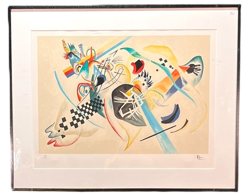 "ON WHITE I" BY KANDISNKY WASSILY 1920