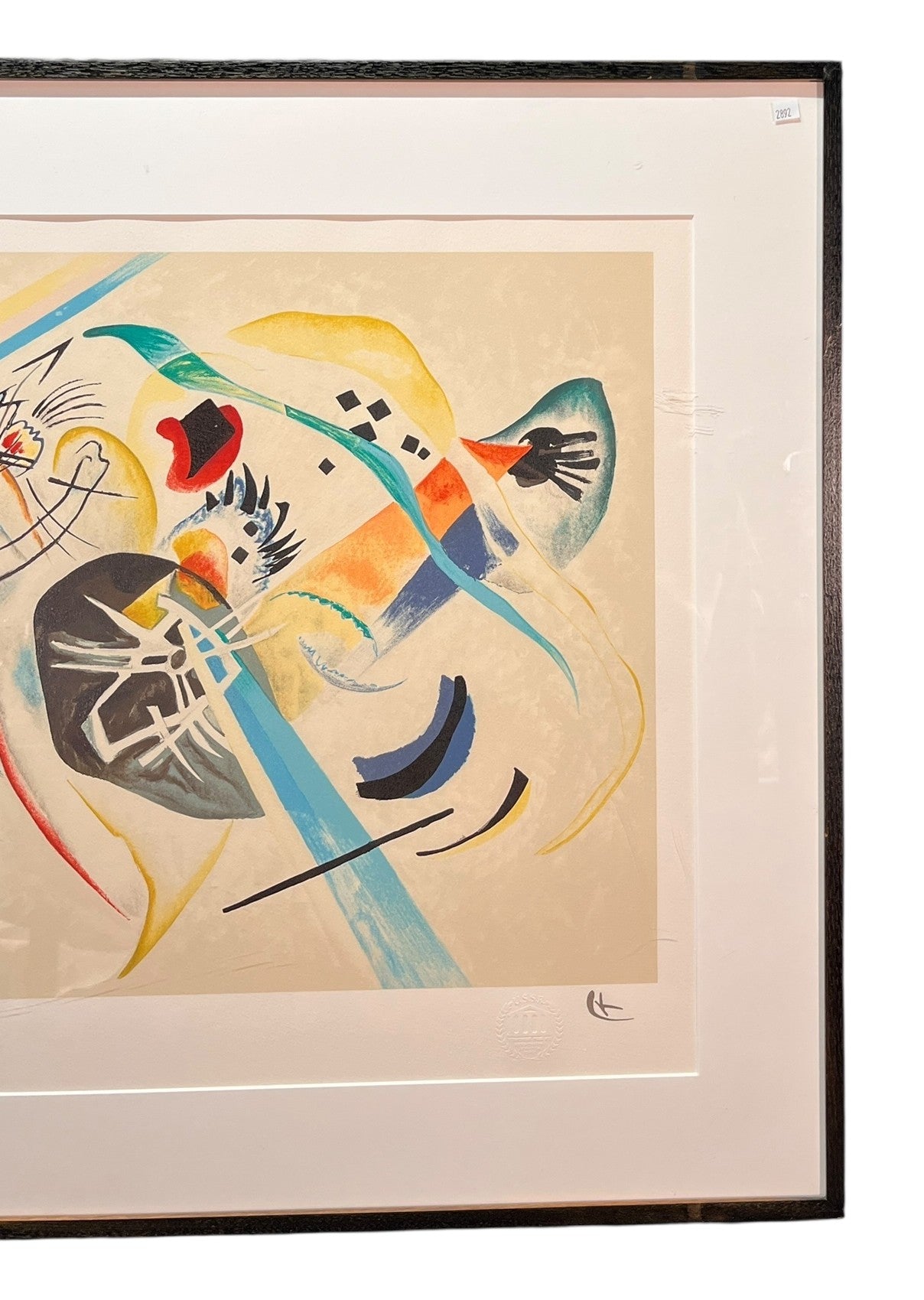 "ON WHITE I" BY KANDISNKY WASSILY 1920