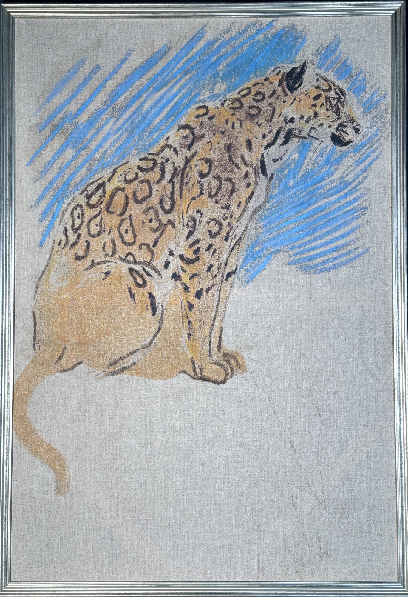 "STUDY OF A JAGUAR" BY JOHN MACALLAN SWAN
