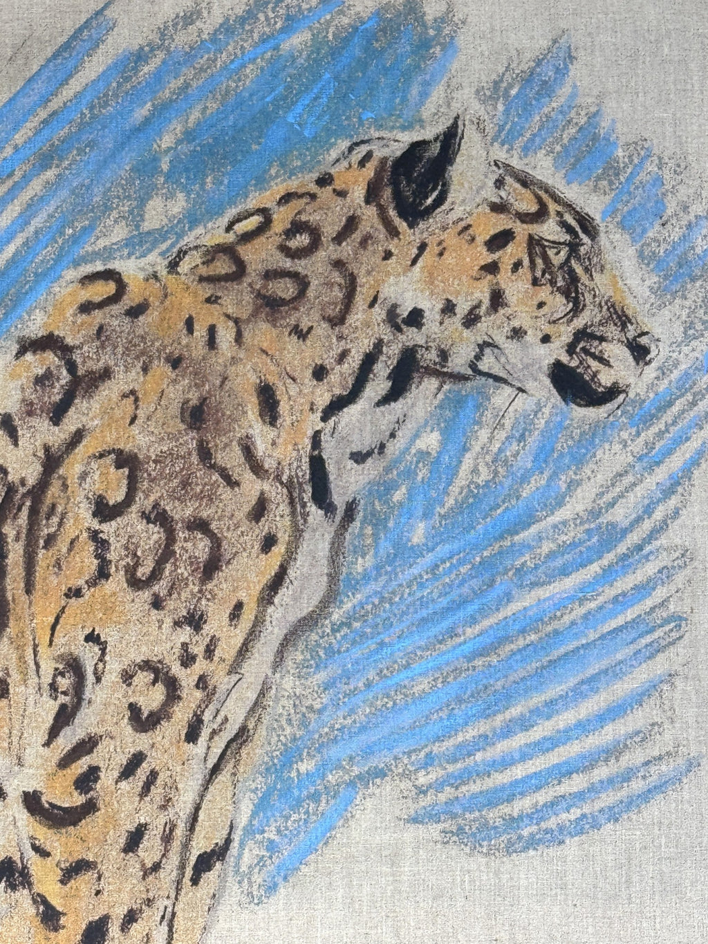 "STUDY OF A JAGUAR" BY JOHN MACALLAN SWAN