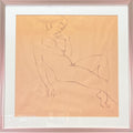 NUDE DRAWING FRAMED