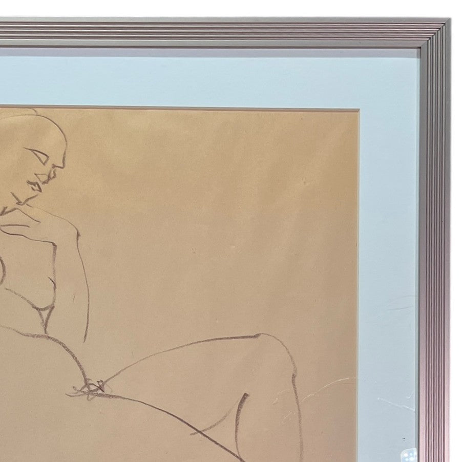 NUDE DRAWING FRAMED