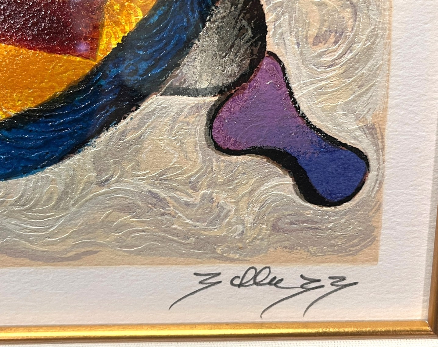 DAVID SCHLUSS "OUR SONG" SERIGRAPH, EDITION #208/3