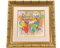 ITZCHAK TARKAY "BISTRO BREAK" SERIGRAPH IN COLOR