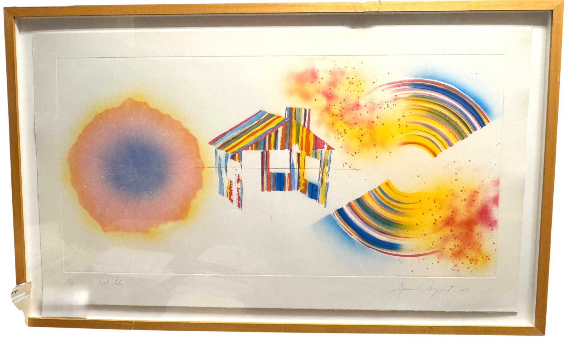 JAMES ROSENQUIST "HOT LAKE" AQUATINT, 1976