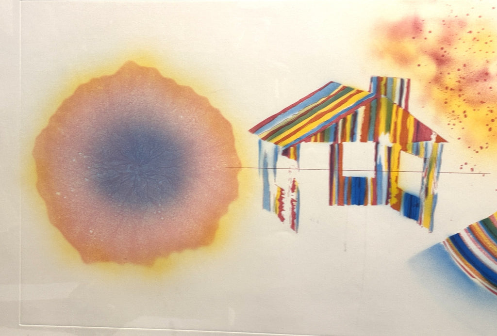 JAMES ROSENQUIST "HOT LAKE" AQUATINT, 1976