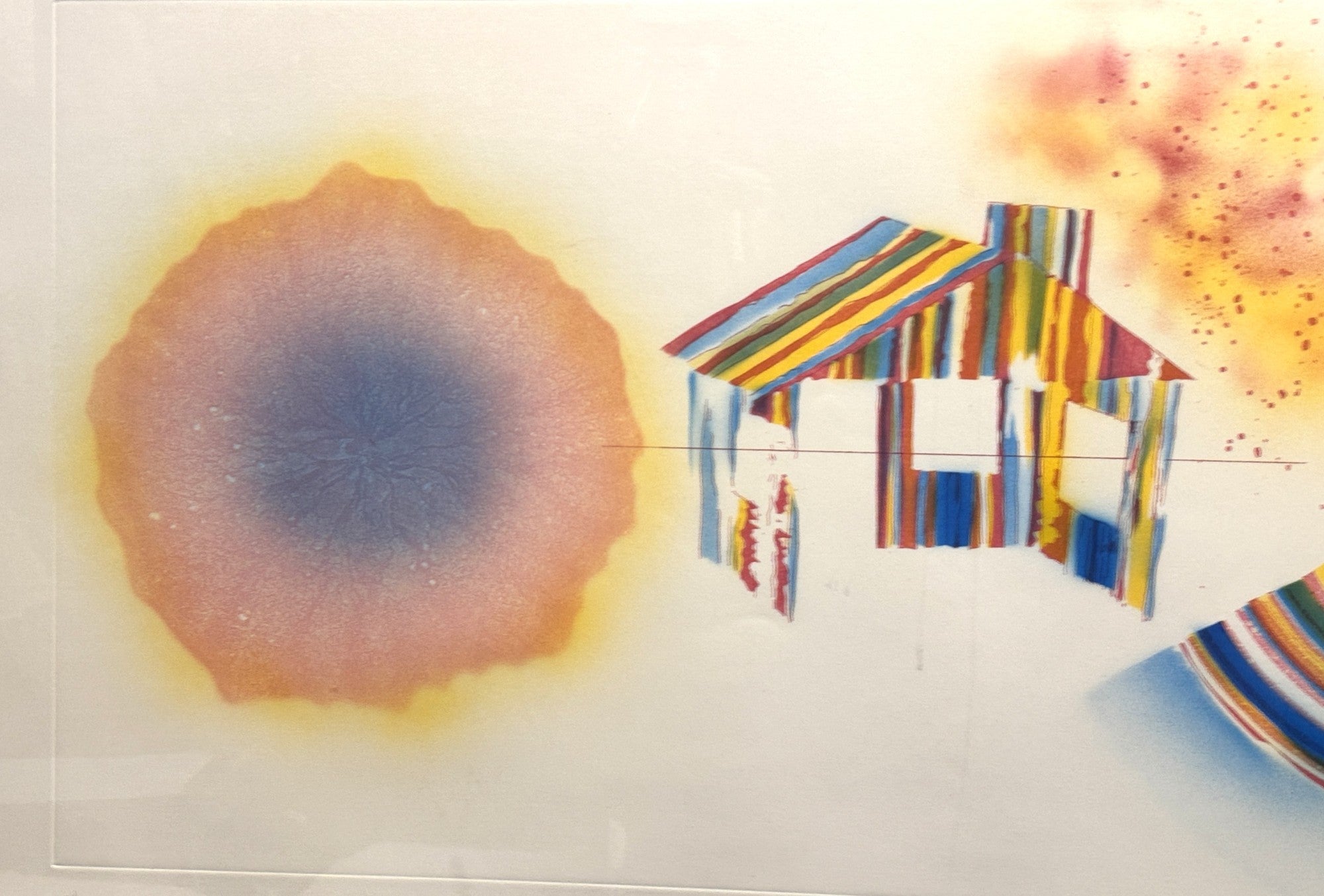 JAMES ROSENQUIST "HOT LAKE" AQUATINT, 1976