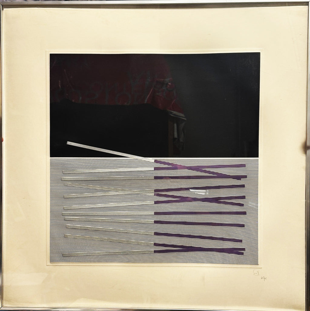 SILKSCREEN 45/90 1970 BY JESUS RAFAEL SOTO