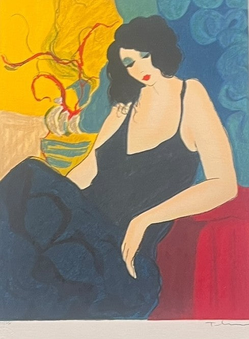 ORIGINAL WATERCOLOR ON PAPER BY ITZCHAK TARKAY