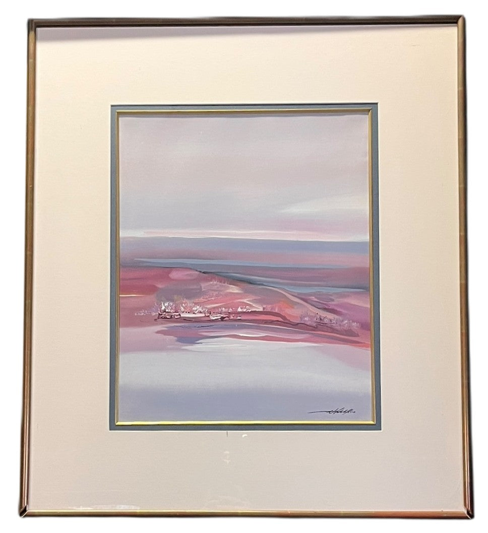 ABSTRACT  LANDSCAPE SIGNED BY ARTIST