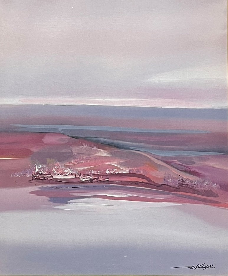 ABSTRACT  LANDSCAPE SIGNED BY ARTIST
