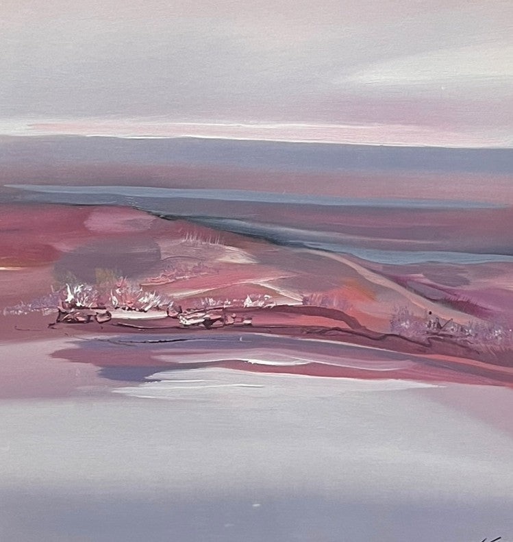 ABSTRACT  LANDSCAPE SIGNED BY ARTIST