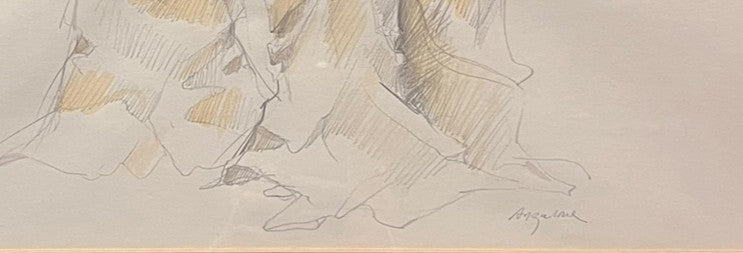 WILLIAM ANZALONE "NUDE FEMALES" DRAWING