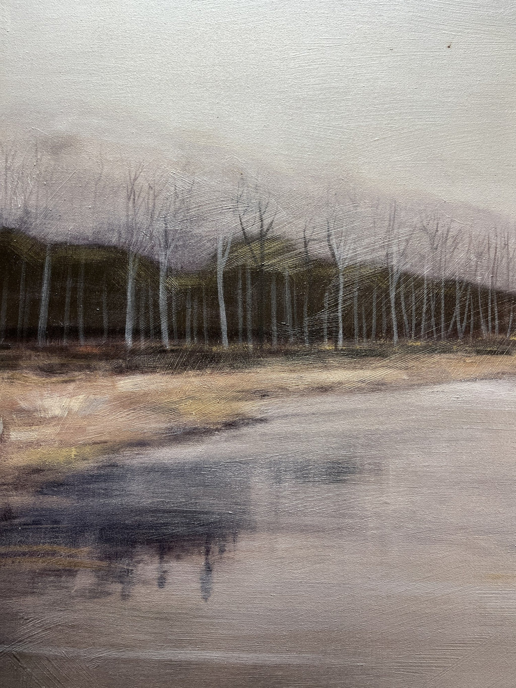 IMPRESSIONIST RIVER SCENE LANDSCAPE PAINTING
