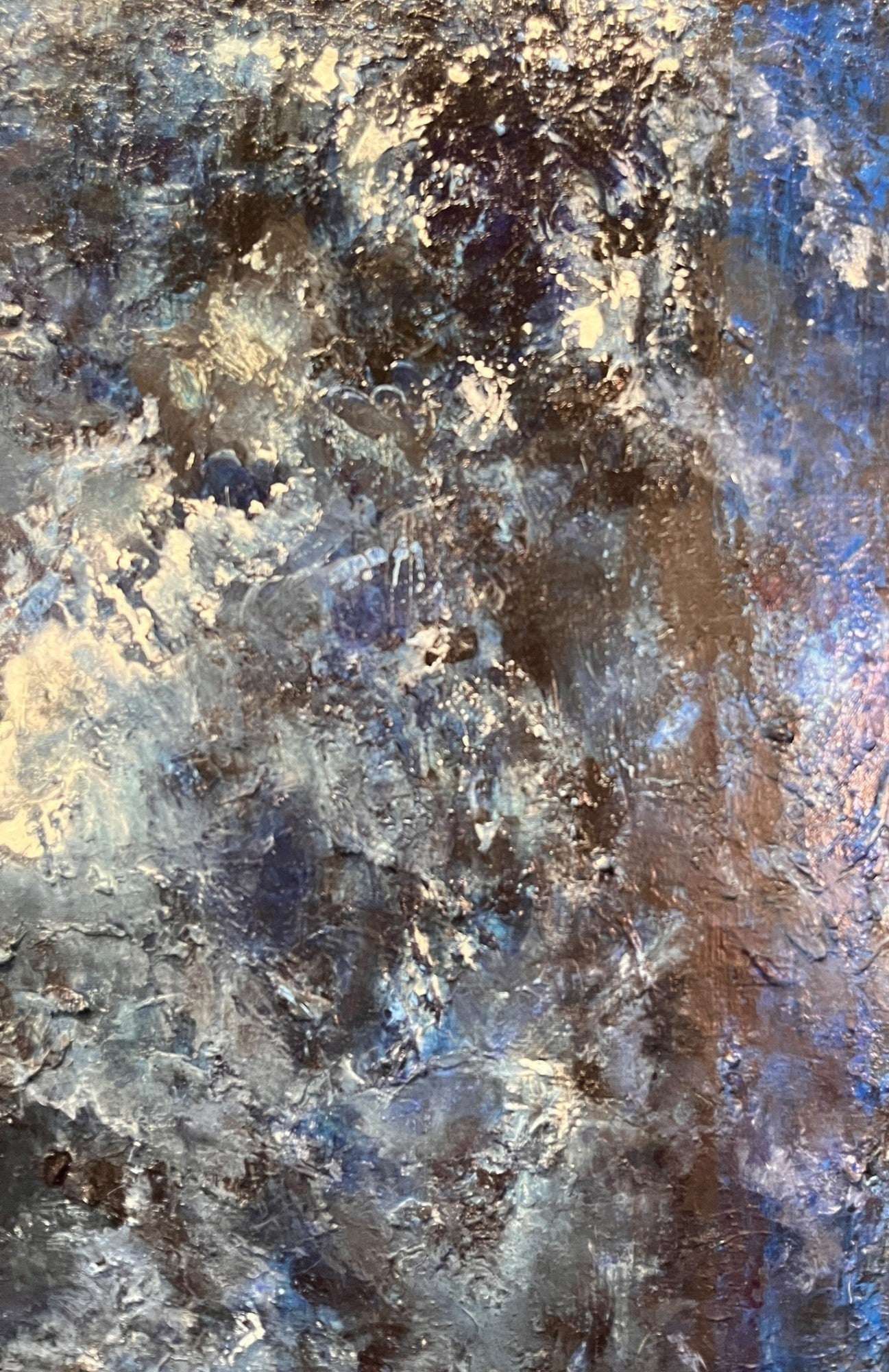 BLUE/WHITE/GRAY ABSTRACT BY K SANCHEZ