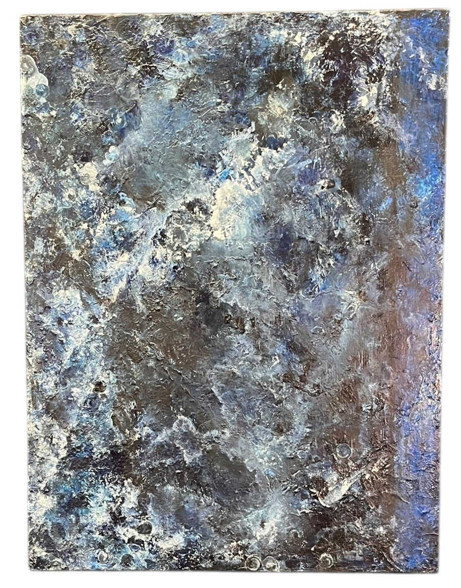 BLUE/WHITE/GRAY ABSTRACT BY K SANCHEZ
