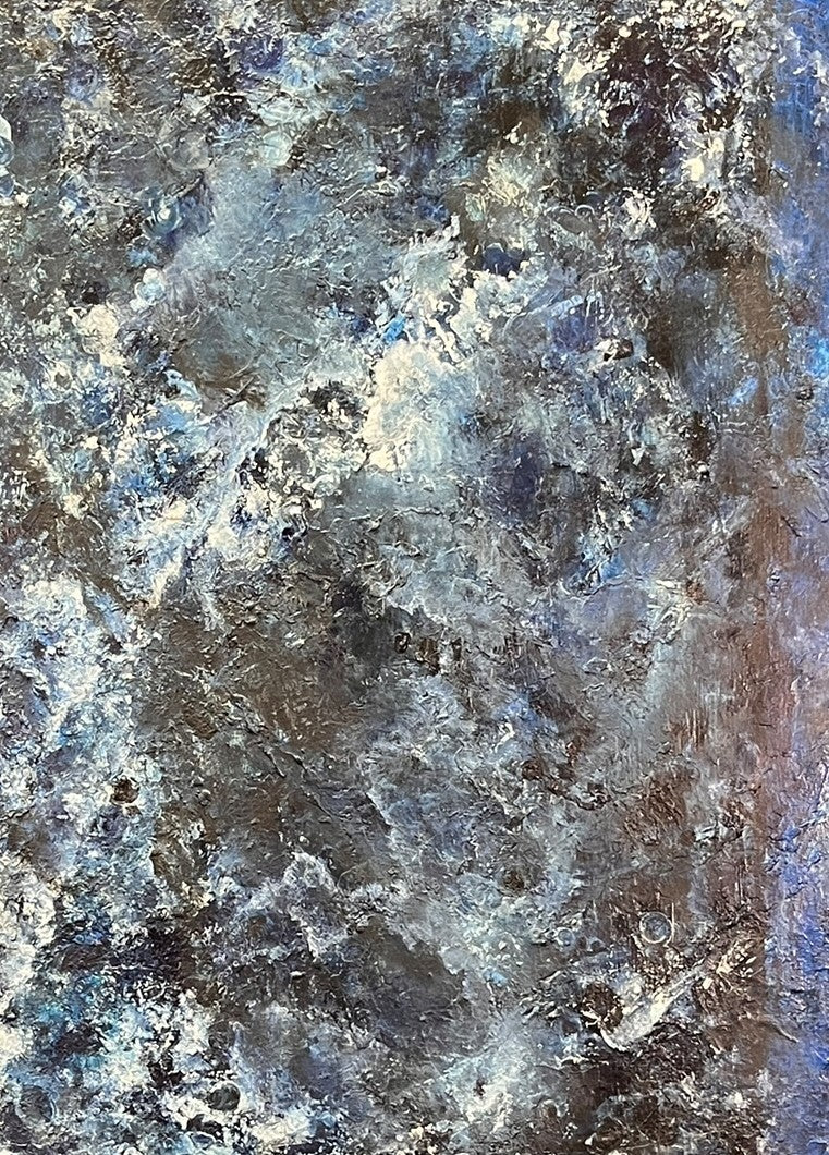 BLUE/WHITE/GRAY ABSTRACT BY K SANCHEZ