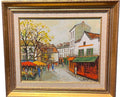 "TOWN PAINTING" SIGNED BY KEVIN