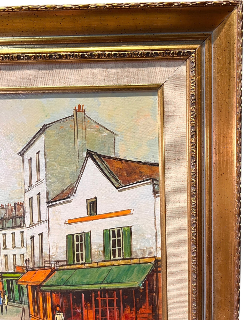 "TOWN PAINTING" SIGNED BY KEVIN