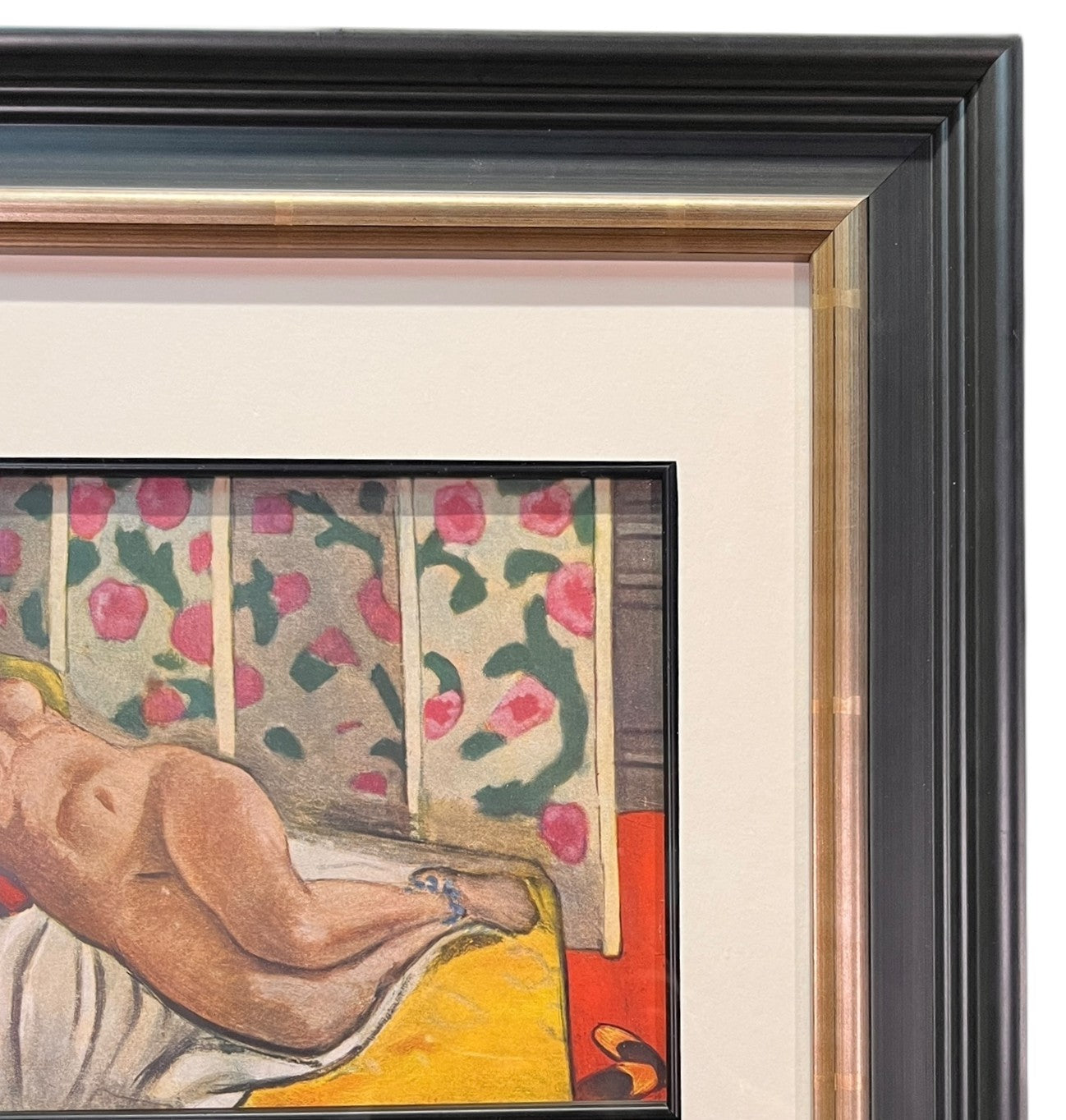 "NU SUR LA CHAISE LONGUE JAUNE" LITHOGRAPH MATISSE