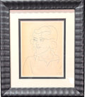 "MADEMOISELLE A. NELCK" LITHOGRAPH HENRI MATISSE