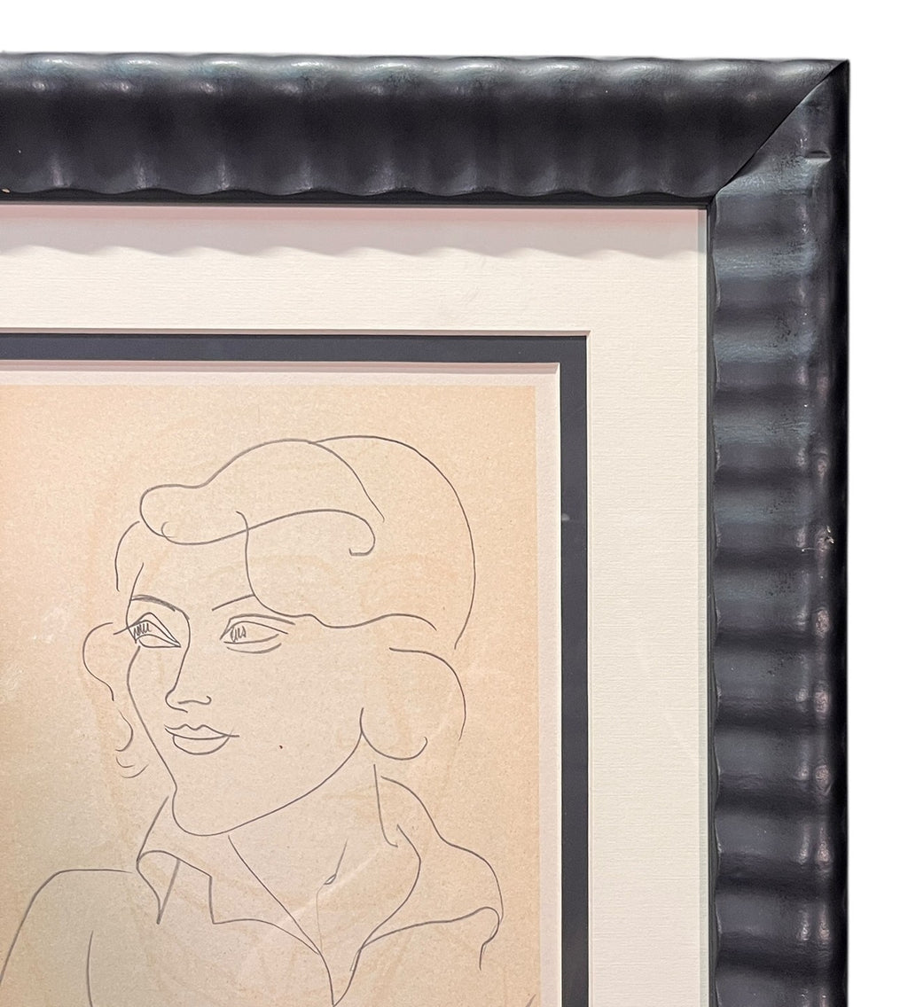 "MADEMOISELLE A. NELCK" LITHOGRAPH HENRI MATISSE