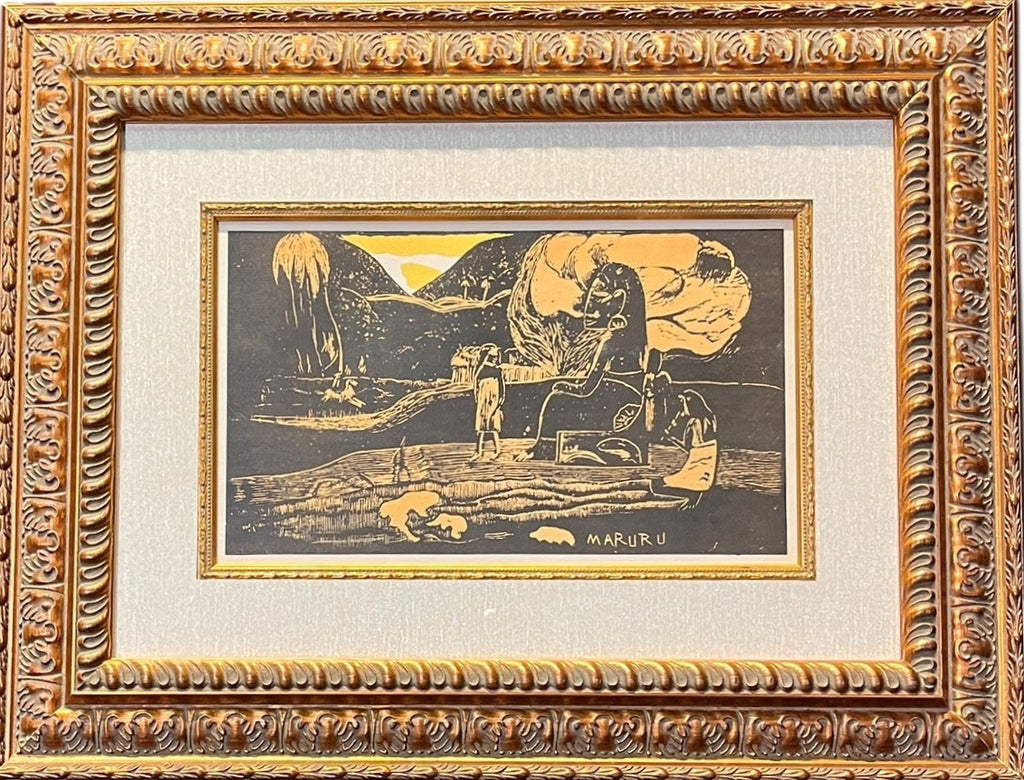 "MARURRU" LITHOGRAPH BY PAUL GAUGUIN