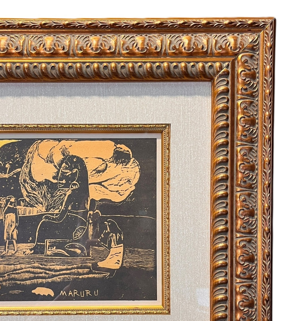 "MARURRU" LITHOGRAPH BY PAUL GAUGUIN