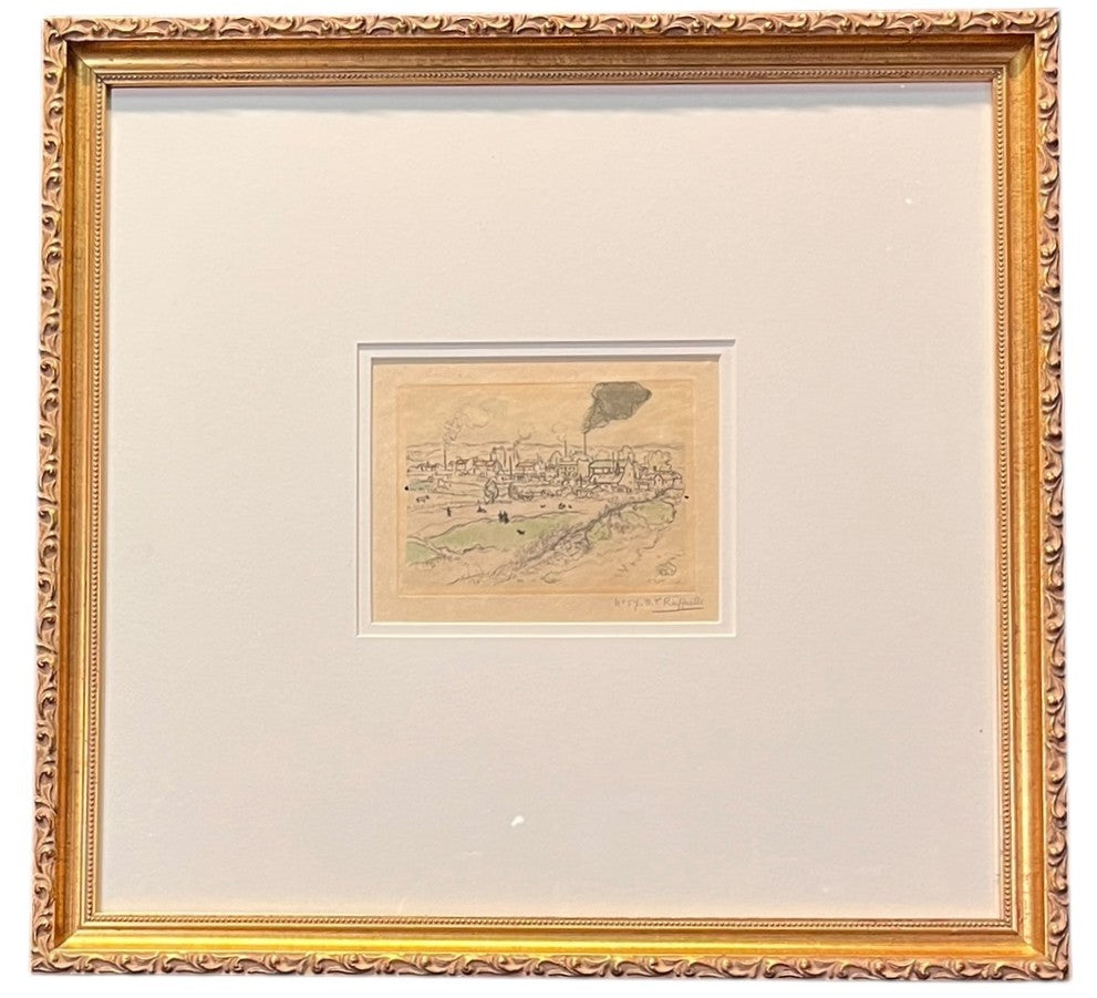 "LES FORTOFICATIONS" ETCHING BY JF RAFFAELLI